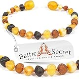 Premium Amber Teething Bracelet Anklet / Extra Safe / 50% Richer and Higher in Value / Sizes from 4.