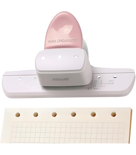 Amazon.co.jp: プラス PLUS 6穴 穴あけパンチ 手帳用 バインダー対応