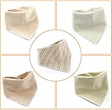 Joyoldelfベビービブ　涎吸収　綿　柔らかい　通気　心地よい　吸収力強い　汚れにくい　男女共用　純色　ストライプ