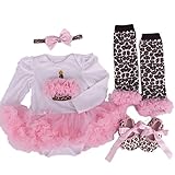 ベビー ワンピース風 ロンパース 長袖 0-3M 3-6M 6-12M 50 60 70 80 おそろいの ヘアバンド ブーティ 付き 女児 761 (0-3M, ケーキ・ピンク)