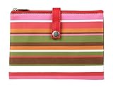 Pouche(ポーチェ) 母子手帳ケース Wポーチ ストライプ (S, ピンク) sh0003a-s
