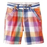 (ジェニュインキッズ)Genuine Kids チェック ベルト付ハーフパンツ100 【並行輸入品】