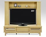 北欧風 2色対応 170cm幅ハイタイプテレビボード 55インチ対応 (ナチュラル)