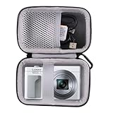 パナソニックPanasonic LUMIX DC-TZ99/DMC-TZ85,TZ95,TZ90 Xデジタルカメラ専用収納ケース-WERJIA .JP (グレー)