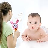 Baby Lovely Plush Animal HandbellスティックカラフルでRattles BBおもちゃベル幼児教育Plush Toy