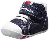 [ミキハウス] MIKIHOUSE ミキハウス ｍロゴ ファーストベビーシューズ 10-9363-783 033 (インディゴブルー/12.5)