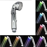 シャワーヘッド、angeer LED Handholeシャワー7色変更withスイッチ