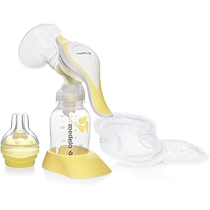 メデラ 搾乳機 (手動) ハーモニー 搾乳機セット 軽量で小型 握りやすく使いやすい 母乳育児をやさしくサポート