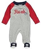 Carters Baby Boys Cotton Zip-Up Sleep & Play Athletic Hunk Heather 3M [並行輸入品]