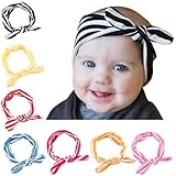 FEITONG ( TM )キュート8pc赤ちゃん女の子男の子ストライプバニー耳写真ヘアバンドヘッドバンド