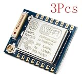 ランフィー 3Pcs ESP8266 ESP-07リモートシリアルポートWIFIトランシーバワイヤレスモジュール