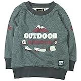 《春秋冬対応》BAROCK(バロック) アウトドア杢裏毛トレーナー 120cm /カーキ NO.F-561155