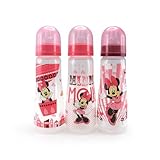 The First Years Disney Baby Minnie Mouse Slim Bottles, 9 Oz., 3 Pk by The First Years [並行輸入品]
