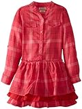 Lucky Brand Plaid Drop Waistシャツドレス(幼児用) Sparkling Fuschia 2t Toddler