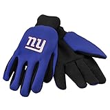 NFL New York Giants Two Tone Utility Gloves, Black [並行輸入品]