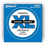 D'Addario ダダリオ ベース用バラ弦 ニッケル Long Scale .125 XLB125 【国内正規品】