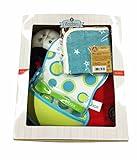 パパジーノ ズービーペッツ てんとう虫 出産 お祝い セット ビブ ガーゼ ハンカチ ブルー (AM_ZPG504-26)