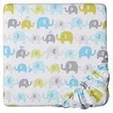 Circo Trunks of Love Fitted Crib Sheet [並行輸入品]