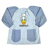 キッズ スモック 男の子 女の子 ディズニー ミニー ドナルド デイジー カーズ お砂場 給食 お弁当 disney-sm2017 120cm ドナルド