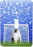 3dRose LLC lsp_50251_1 Soccer n Blue Skies, Single Toggle Switch