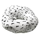 MRZD　ベビーチェア　ローチェア　安全　ふわふわ　暖かい (黒い乳牛)