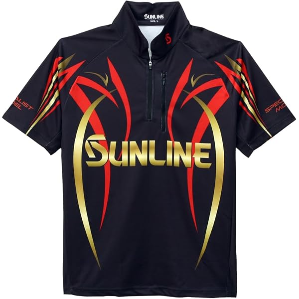 Amazon.co.jp: [サンライン] PRODRYシャツ(半袖) SUW-04212CW レッド L