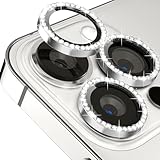 iPhone 16プロ/iPhone 16プロ マックス用 カメラレンズカバー カメラフィルム チタン合金製 iPhone 16 proカメラレンズ保護フィルムガラス キラキラ 耐衝撃 防塵 高透過率 露出オーバー防止 キズ防止 黒縁取り 硬度9H 全面保護 貼り付け簡単