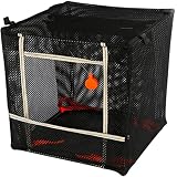 良品Life シューティング ゲーム ターゲット ボックス ネット 消音 回収不要 射撃 練習用 エアガン トイガン スリリングショット (30cm×30cm)