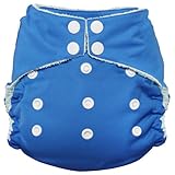 Imagine Baby Products Rayon from Bamboo All-In-One Snap Diaper, Indigo by Imagine Baby Products