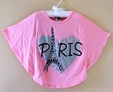 Lily Blue (リリーブルー) Light Pink 'Paris' Poncho ライトピンク ポンチョ (4T) 【並行輸入】