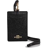 [コーチ] クロスグレインレザー 定期入れ パスケース 写真およびIDホルダー アウトレット レディース COACH F57311 IMBLK ブラック [並行輸入品]