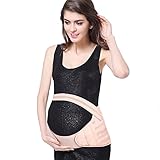 女性マタニティベリーバンドベルト - Jispuソフトベリーブレースパーフェクト妊娠中 (XXL)