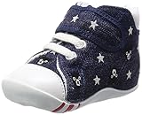 [ダブルビー] double_b ダブルＢ プチ刺繍柄 ファーストベビーシューズ 63-9305-783 033 (インディゴブルー/12)