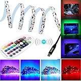 SPARKE LED TV Light 3Meter/9.84feet RGB Color Changing S-shape Bendable SMD3528 LED Strip Light 5V U