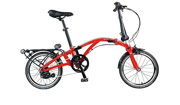 Amazon Dahon ダホン Curl I8 16インチ 内装8段変速 フレイミングレッド 3点折りたたみ自転車 2018年モデル 35th Anniversary Model 18curlrd00 ダホン Dahon 折りたたみ自転車