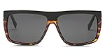 Electric Men's BLACK TOP EE12862320 Sunglasses, Darkside Tort, 58 mm