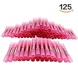 Sopoby 125pcs Heat Shrink Wire Butt Electrical Connectors Set Waterproof Marine Automotive Wire Crim