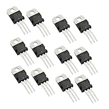 Merssavo 電圧レギュレータ 過負荷保護 12個入り電子回路 1.2-37V 1.5A LM317T TO22電圧レギュレータ