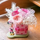 プリザーブドフラワー ギフト ディズニー プチ ミニー ローズプリザ