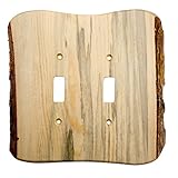 Sierra Lifestyles Rustic Switch Plate, 2 Toggle Finished, Blued Pine by Sierra Lifestyles