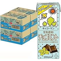 Amazon.co.jp: キッコーマン 豆乳飲料 チョコミント 200ml 紙