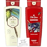 【2種セット 】オールドスパイス ボディウォッシュ フィジー 473ml + ナイトパンサー 473ml ボディーソープ 正規輸入品 おまけ付き