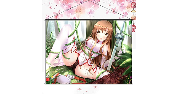 Amazon タペストリー ソードアート オンライン ゆうき あすな ポスター掛ける絵 インテリア 装飾 アニメ 漫画 壁アート 部屋飾り 1 60cm アニメ 萌えグッズ 通販