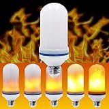 lickeringライト電球3モードLED炎効果ライト電球e26ベース、ヴィンテージAtmosphere照明forクリスマスホテルバーホーム装飾 ホワイト ERGRHRHT