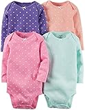 カーターズ Carter's ボディスーツ 長袖 4枚組 綿100% 4-Pack Original Bodysuits 6M (61-67cm)
