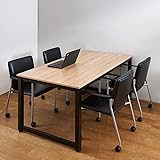 Contigo RGミーティングテーブル 会議用テーブル ダイニングテーブル RG1690-KKA 700×1600×900 会議用テーブル RGTN1690-KKA＋RGL09-BK 1020028139