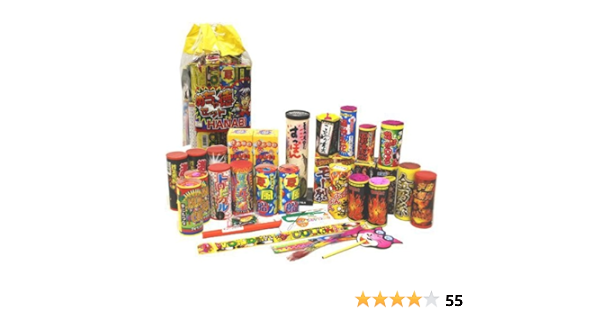 Amazon 花火セット 超めっちゃ徳 バラエティセット おもちゃ