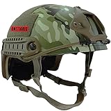 OneTigris サバゲーヘルメット　ファストヘルメット　MHタイプ　米軍レプリカ装備　多目的　パラシュート･作業･防災など　軽量 (マルチカム迷彩)