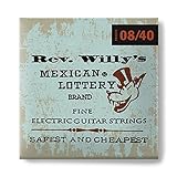 Jim Dunlop (ジム ダンロップ) Rev. Willy's Guitar Strings Fine 08-40 Billy Gibbons ビリー ギボンズ ギター 弦