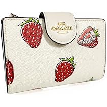 【新品】COACH コーチ＊2つ折り財布 いちご 新品 コーチ coach 二つ折り財布 いちご｜Yahoo!フリマ（旧